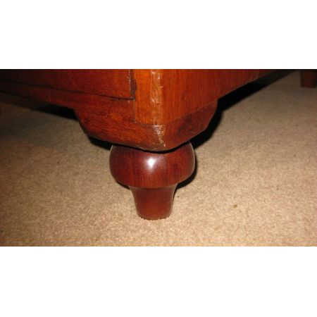 Antiker britischer Mahagoni Schreibtisch ca 1910