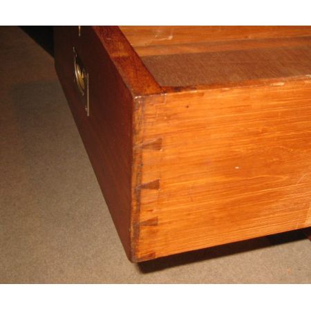 Antiker britischer Mahagoni Schreibtisch ca 1910