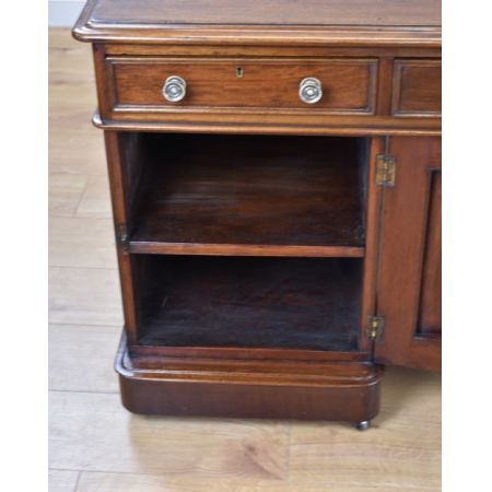 Antiker viktorianischer Mahagoni Schreibtisch englisch ca 1860