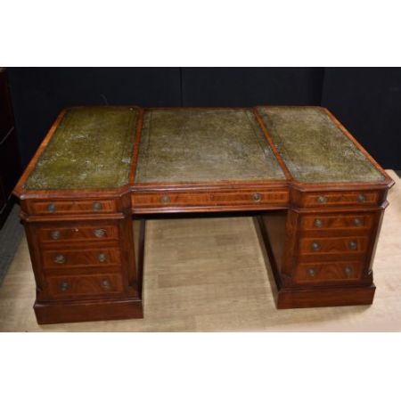 Antiker britischer Mahagoni Schreibtisch Regency ca 1900