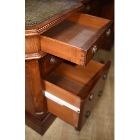 Antiker britischer Mahagoni Schreibtisch Regency ca 1900