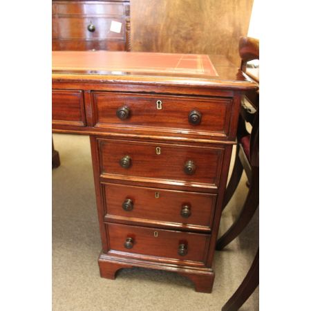 Viktorianischer Mahagoni Schreibtisch antik englisch ca 1850