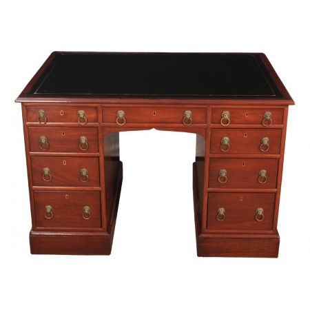 Antiker Regency Schreibtisch Mahagoni englisch ca 1800