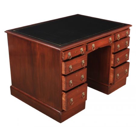 Antiker Regency Schreibtisch Mahagoni englisch ca 1800