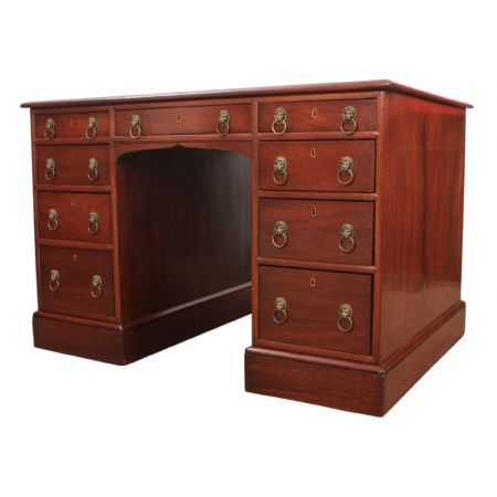 Antiker Regency Schreibtisch Mahagoni englisch ca 1800