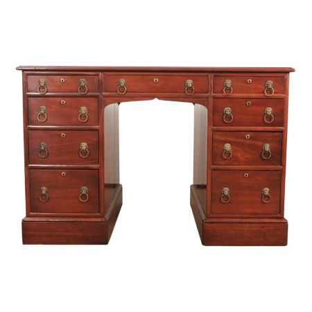 Antiker Regency Schreibtisch Mahagoni englisch ca 1800