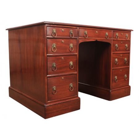 Antiker Regency Schreibtisch Mahagoni englisch ca 1800