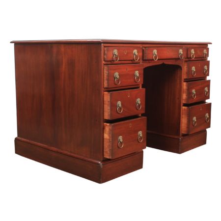 Antiker Regency Schreibtisch Mahagoni englisch ca 1800