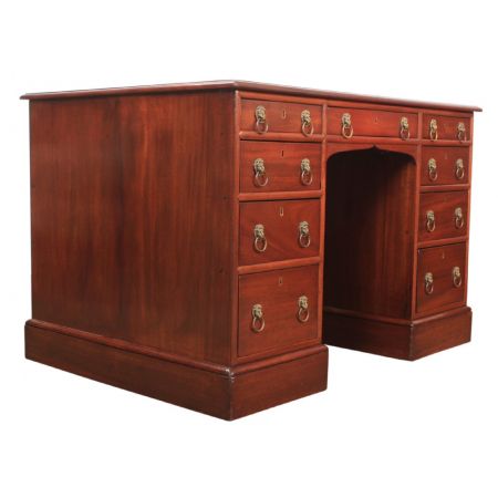 Antiker Regency Schreibtisch Mahagoni englisch ca 1800