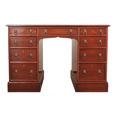 Antiker Regency Schreibtisch Mahagoni englisch ca 1800