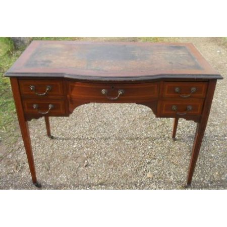 Edwardianischer antiker Mahagoni Schreibtisch Ladies Desk ca 1900
