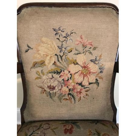 Edwardianischer antiker Mahagoni Stuhl britisch ca 1910