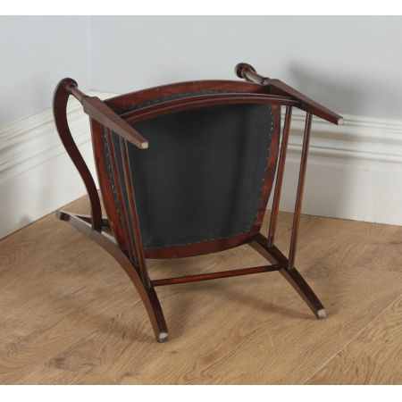 Edwardianische antike Mahagoni Stühle neoklassisch britisch circa 1900