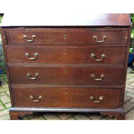 Georgianischer Eichen Sekretär britisch antik ca 1750