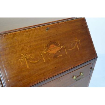 Antiker Mahagoni Sekretär britisch ca 1890