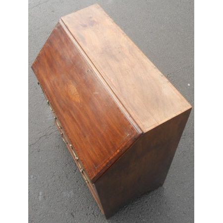 Edwardianischer antiker Mahagoni Sekretär englisch ca 1900