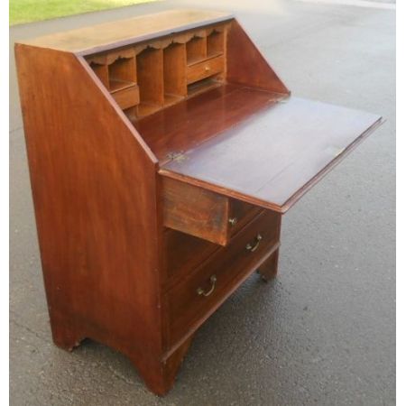 Edwardianischer antiker Mahagoni Sekretär englisch ca 1900