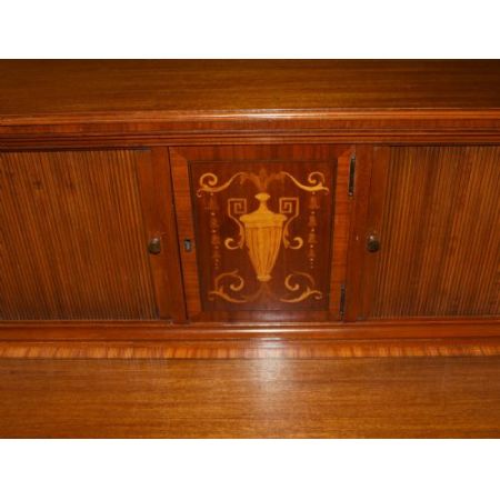 Edwardianischer antiker Schreibtisch Mahagoni britisch ca 1910