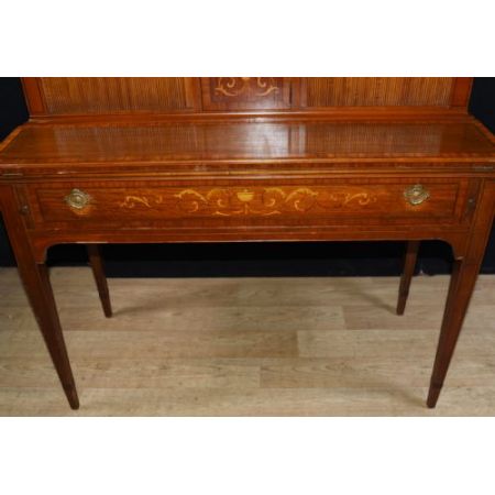 Edwardianischer antiker Schreibtisch Mahagoni britisch ca 1910