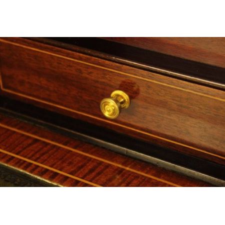 Viktorianischer antiker Mahagoni Sekretär englisch ca 1890