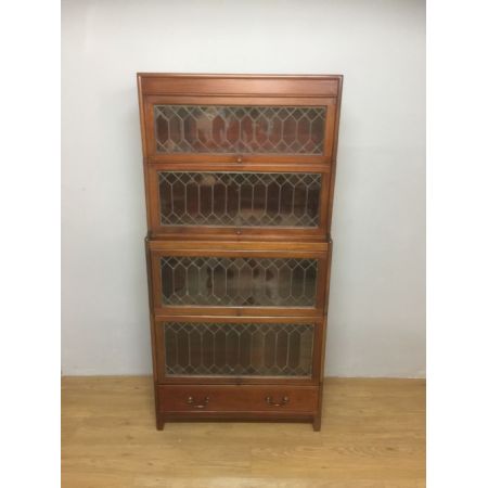 Britischer antiker Mahagoni Bücherschrank Globe Wernicke ca 1920