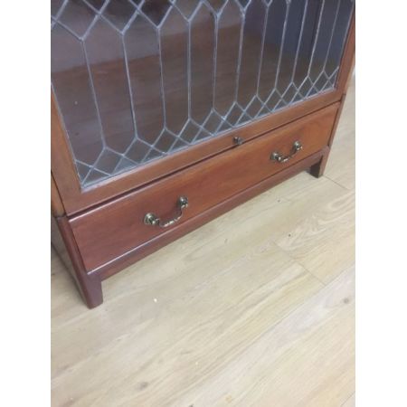 Britischer antiker Mahagoni Bücherschrank Globe Wernicke ca 1920