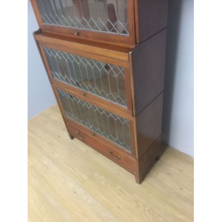 Britischer antiker Mahagoni Bücherschrank Globe Wernicke ca 1920