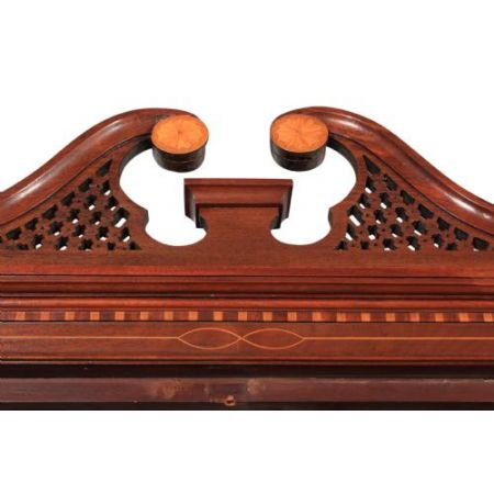 Georgianischer antiker Mahagoni Bureau Bookcase Aufsatzsekretär ca 1770