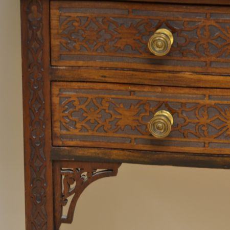 Edwardianische antike Nussbaum Bücherschränke britisch ca 1900