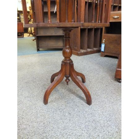 Antikes britisches Revolving Bookcase Bücherschrank Eiche ca 1850