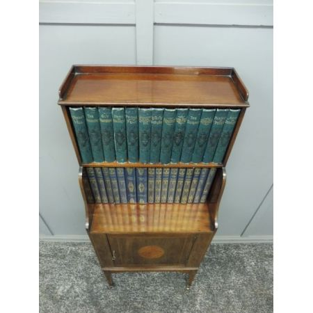 Edwardianisches antikes Bücherregal britisch ca 1890