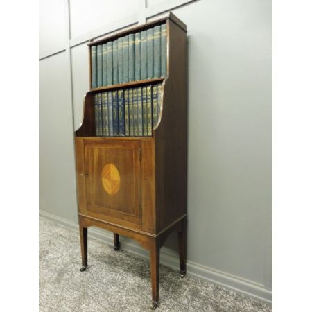 Edwardianisches antikes Bücherregal britisch ca 1890