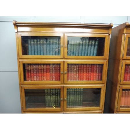 Antike britische Mahagoni Bücherregale edwardianisch ca 1890