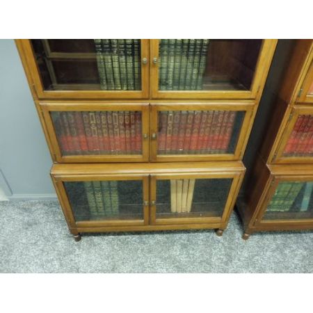 Antike britische Mahagoni Bücherregale edwardianisch ca 1890