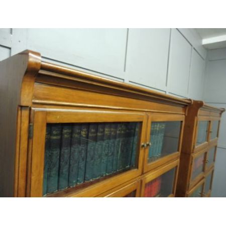 Antike britische Mahagoni Bücherregale edwardianisch ca 1890