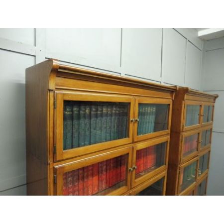 Antike britische Mahagoni Bücherregale edwardianisch ca 1890