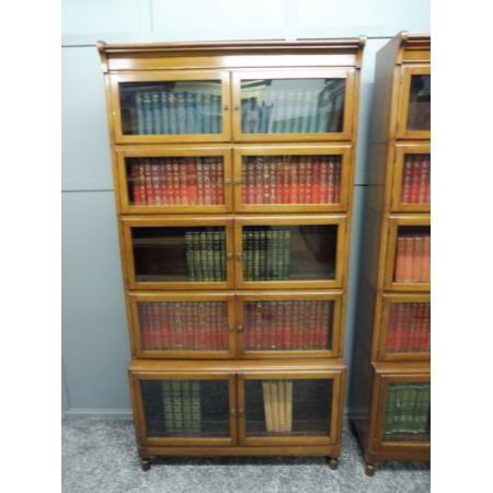 Antike britische Mahagoni Bücherregale edwardianisch ca 1890