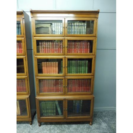 Antike britische Mahagoni Bücherregale edwardianisch ca 1890