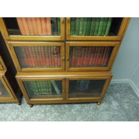 Antike britische Mahagoni Bücherregale edwardianisch ca 1890