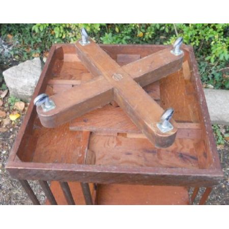 Edwardianischer antiker Eichen Bücherschrank Revolving Bookcase ca 1900