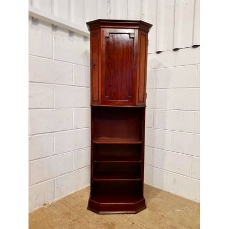 Edwardianischer antiker Mahagoni Bücherschrank englisch ca 1900