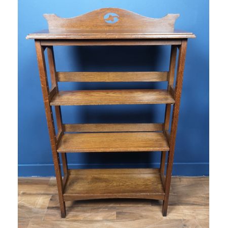 Antiker Arts & Crafts Bücherschrank Eiche englisch ca 1900