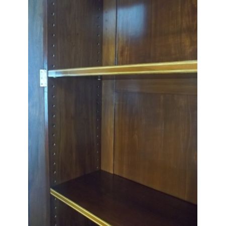 Antiker britischer Mahagoni Bücherschrank ca 1895