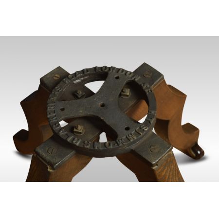 Antiker britischer Eichen Schreibtisch ca 1900