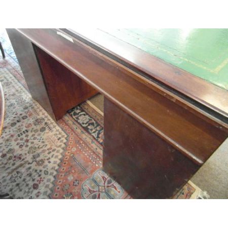 Viktorianischer antiker Eichen Schreibtisch britisch ca 1880