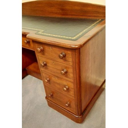 Antiker Mahagoni Schreibtisch britisch ca 1880