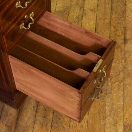 Viktorianischer antiker Mahagoni Schreibtisch Rolltop britisch ca 1890