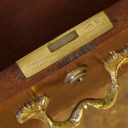 Viktorianischer antiker Mahagoni Schreibtisch Rolltop britisch ca 1890