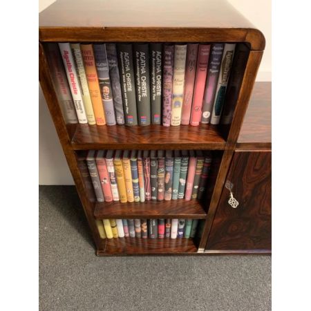 Antiker Art Deco Schrank Palisander Bücherschrank britisch ca 1930