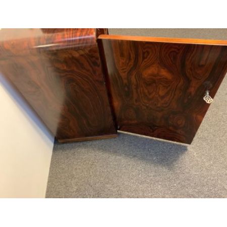 Antiker Art Deco Schrank Palisander Bücherschrank britisch ca 1930